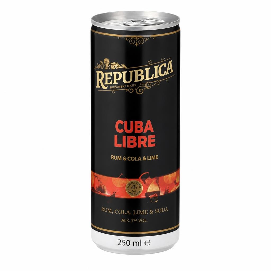 COCKTAIL STOCK & COLA ALI CUBA LIBRE 0,25 l Stock 84, Republica - Akcija v trgovini Spar