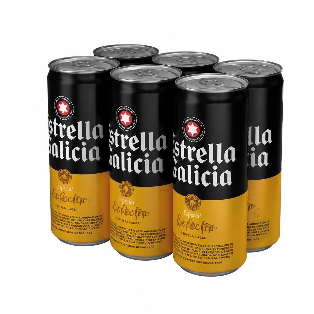 Pivo Estrela Galicia 6 x 0,33l - Akcija v trgovini Mercator