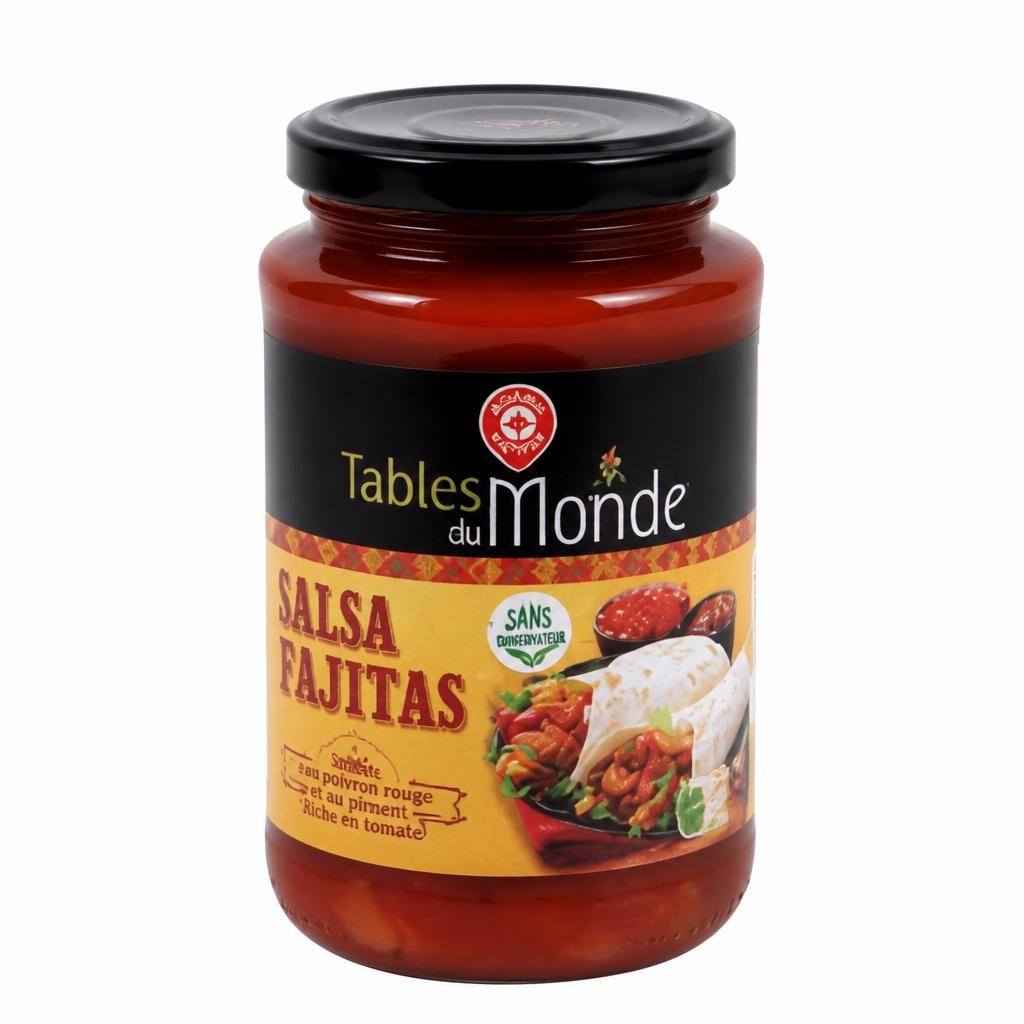 Omaka Salsa Fajitas Tables du Monde 430 g - Akcija v trgovini E.Leclerc