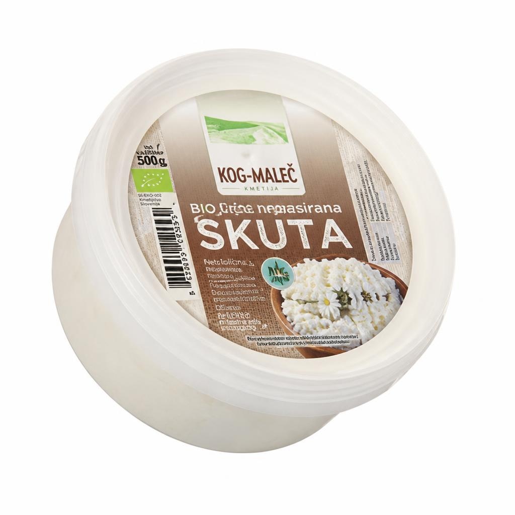 Bio skuta nepasirana 500 g Kmetija Kocjančič Akcija v trgovini Spar