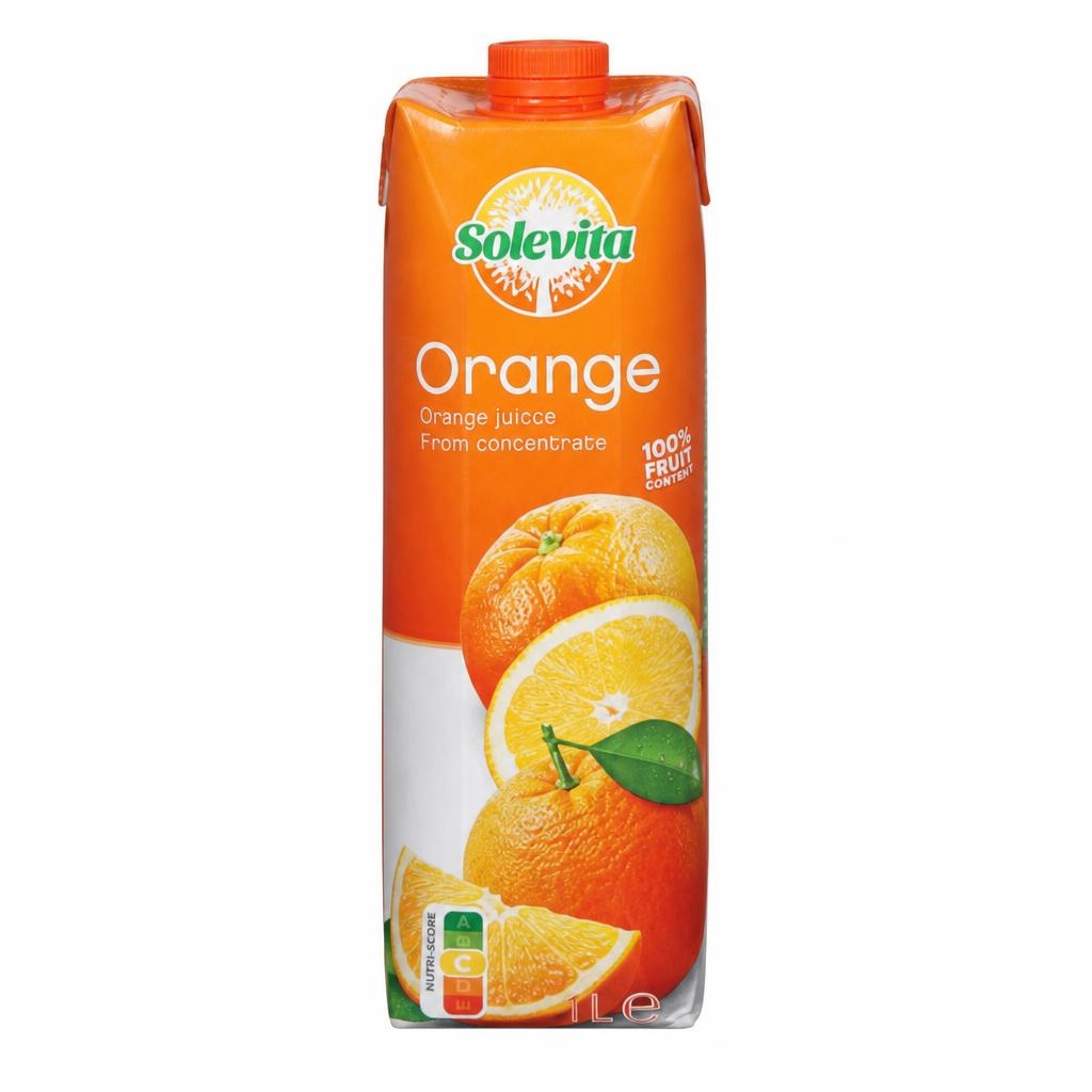 Solevita Pomarančni sok 1 l - Akcija v trgovini Lidl