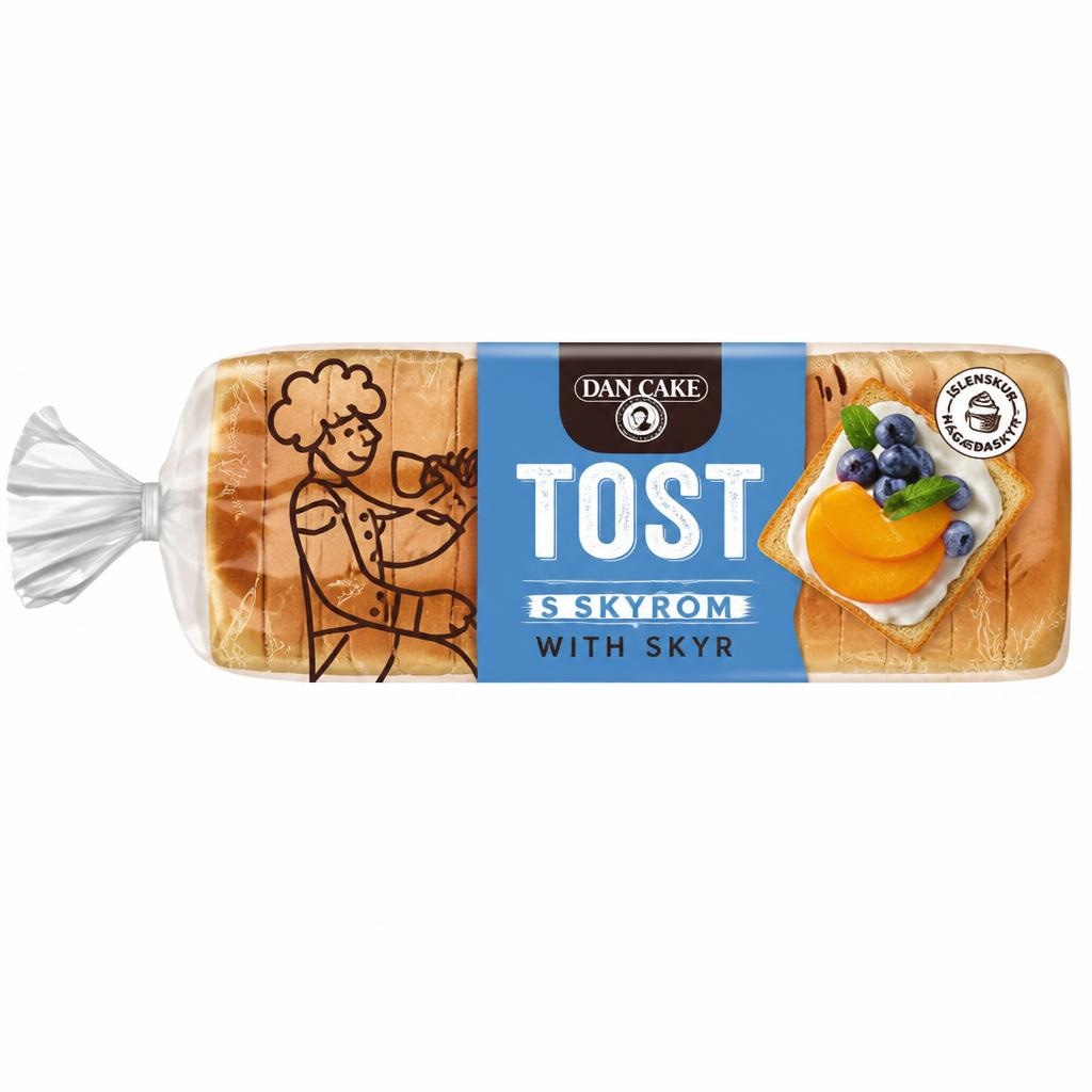 Toast s skyrom 450 g Dan cake Akcija v trgovini Jager