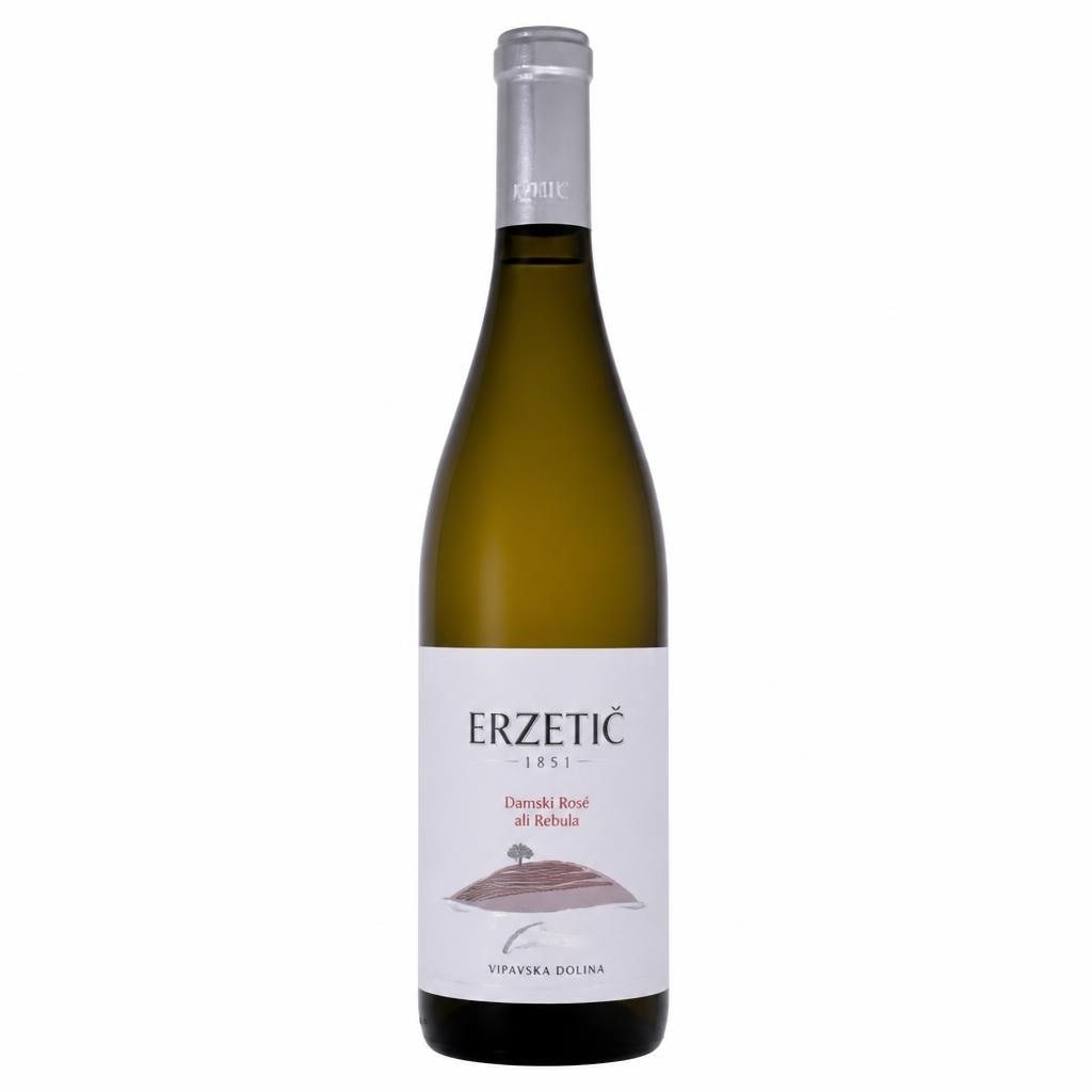 Kakovoatno vino ZGP Damski Rosé ali Rebula "Erzetic" 0,75 l Akcija v trgovini E.Leclerc