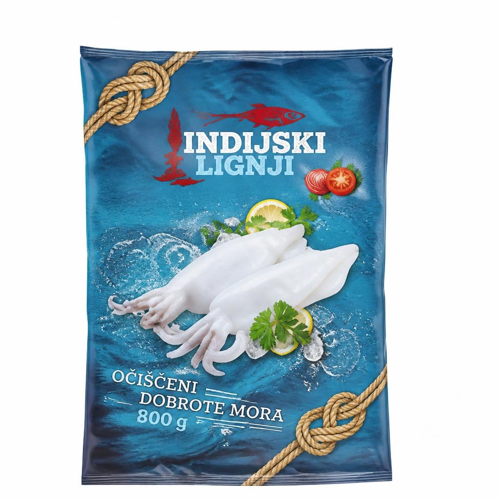 Indijski lignji 800 g Dobrote Morja Akcija v trgovini Jager