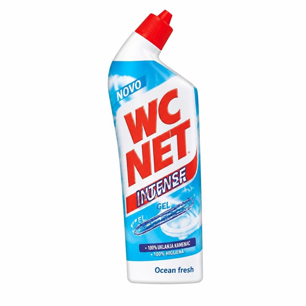 Parfumirano čistilo ali čistilni gel za WC školjko WC Net 700 ml ali 750 ml Akcija v trgovini E.Leclerc