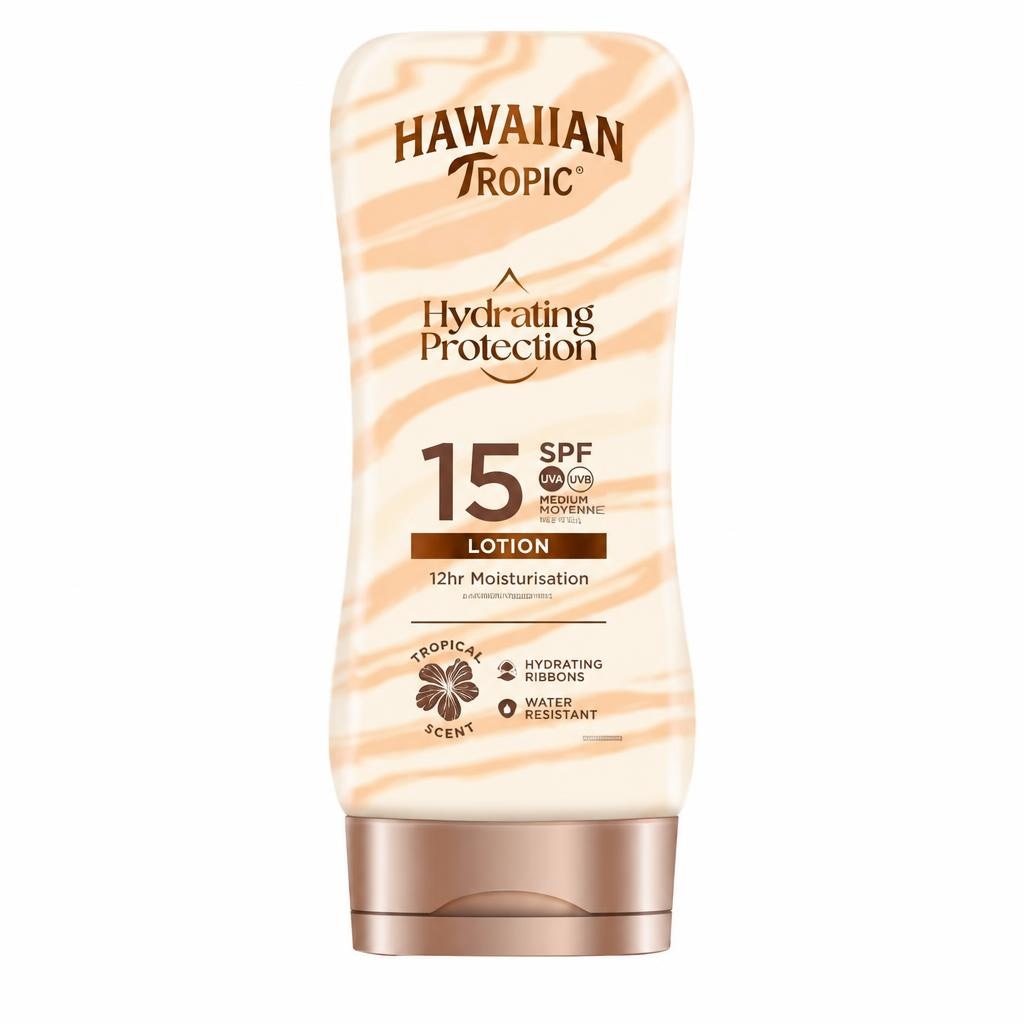 Hawaiian Tropic losjon za zaščito pred soncem 180 ml - Akcija v trgovini Dm