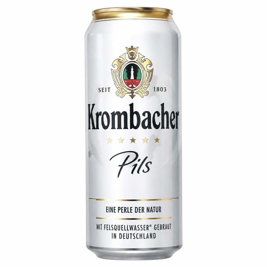 Svetlo pivo Krombacher Pils 0,5 l Akcija v trgovini E.Leclerc