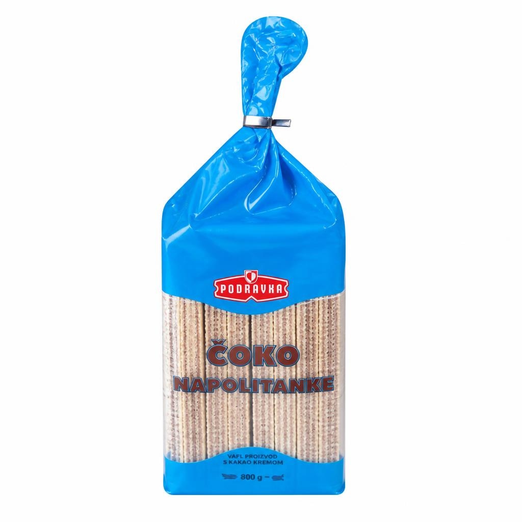 Napolitanke Podravka 800 g - Akcija v trgovini Jager