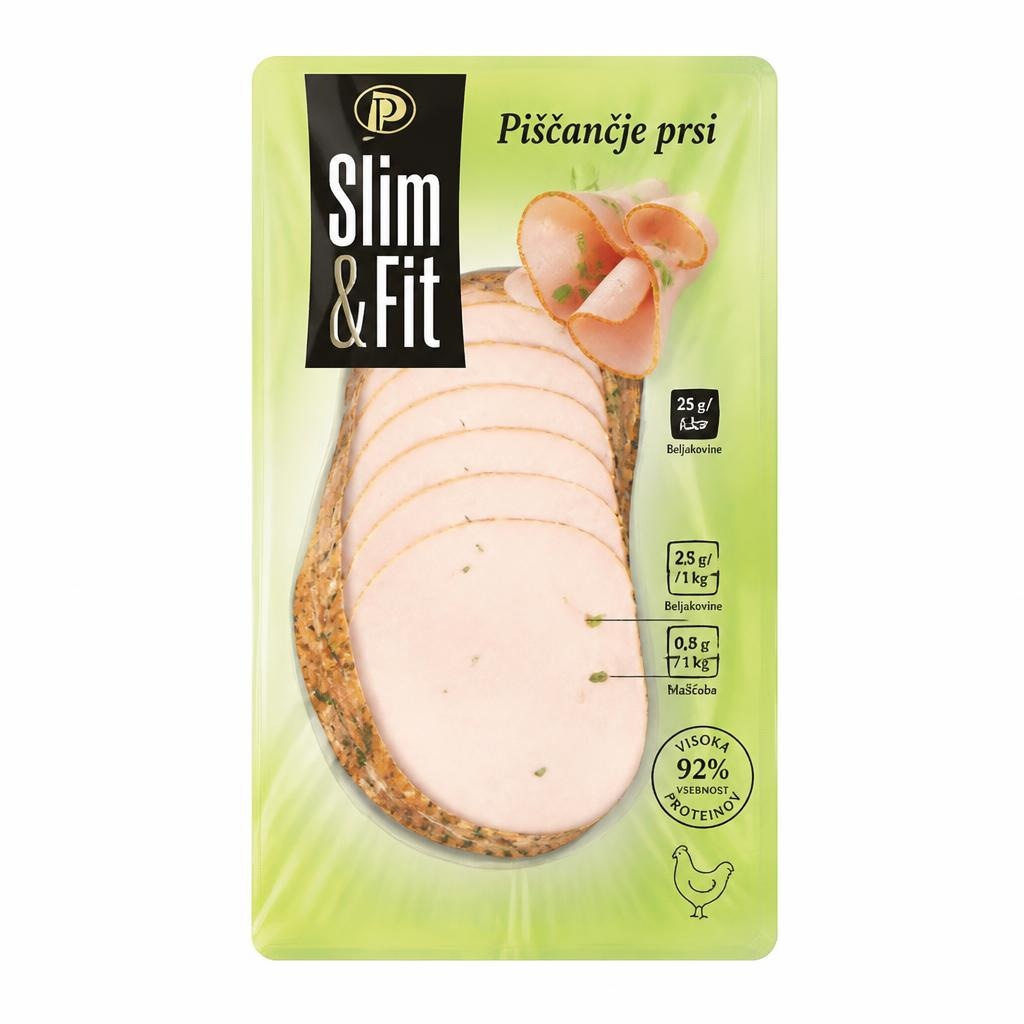 Slim&Fit piščančje prsi 125 g Akcija v trgovini Lidl