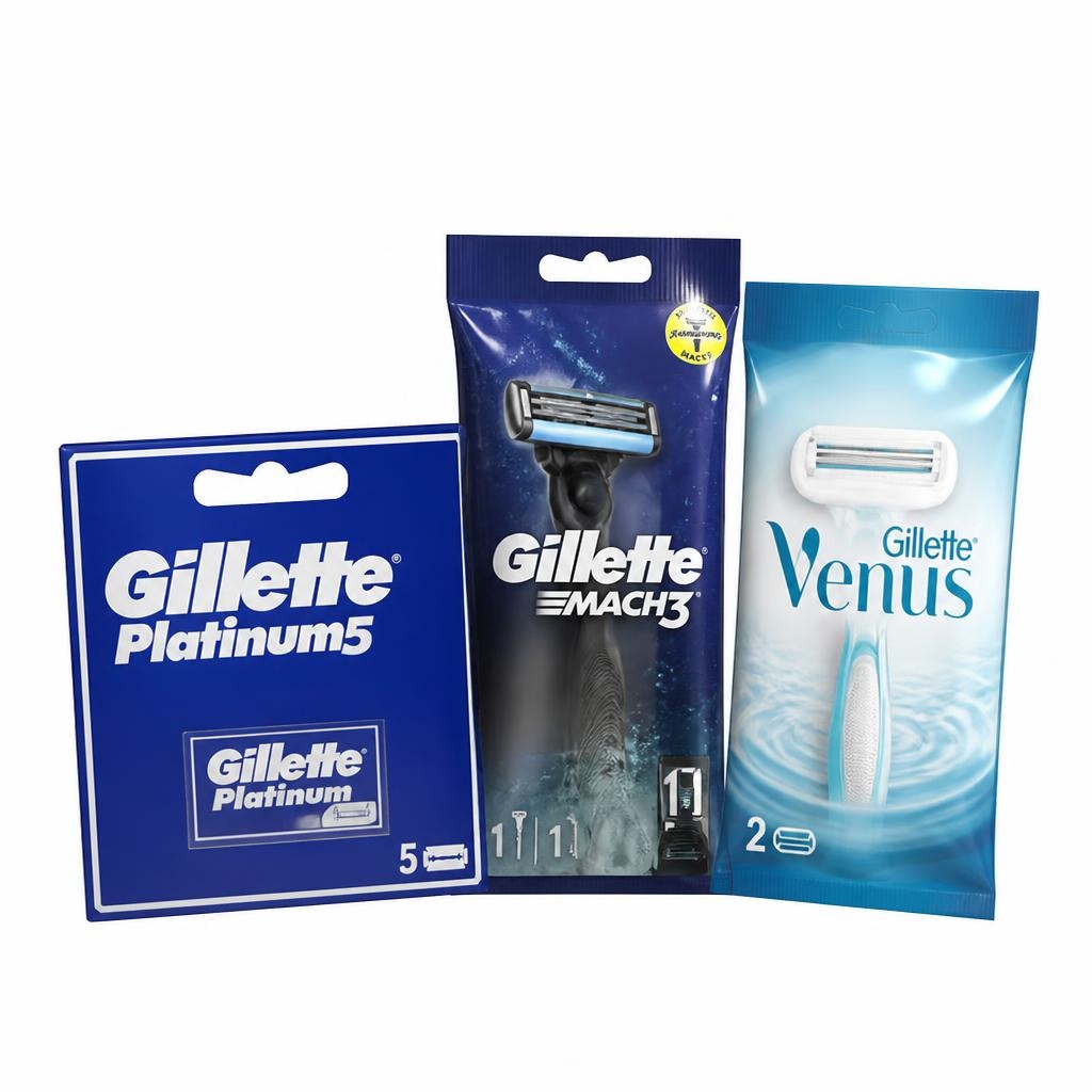 Brivniki Gillette in Venus Več vrst Gillette, Venus Akcija v trgovini Jager
