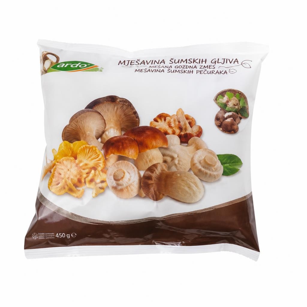 Mešane gobe 450 g Akcija v trgovini Tuš