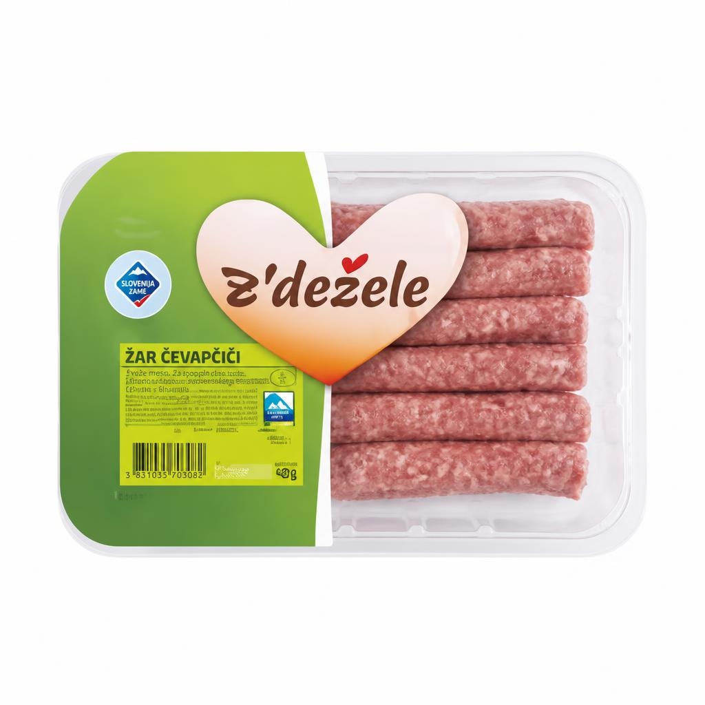 Žar čevapčiči Z'dežele 480 g - Akcija v trgovini E.Leclerc