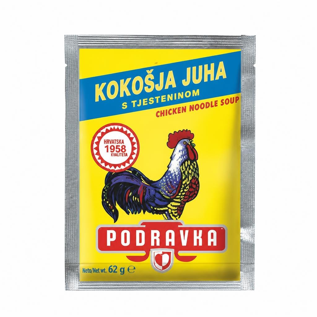 Podravka Kokošja Juha s tjesteninom 62 g - Akcija v trgovini Lidl