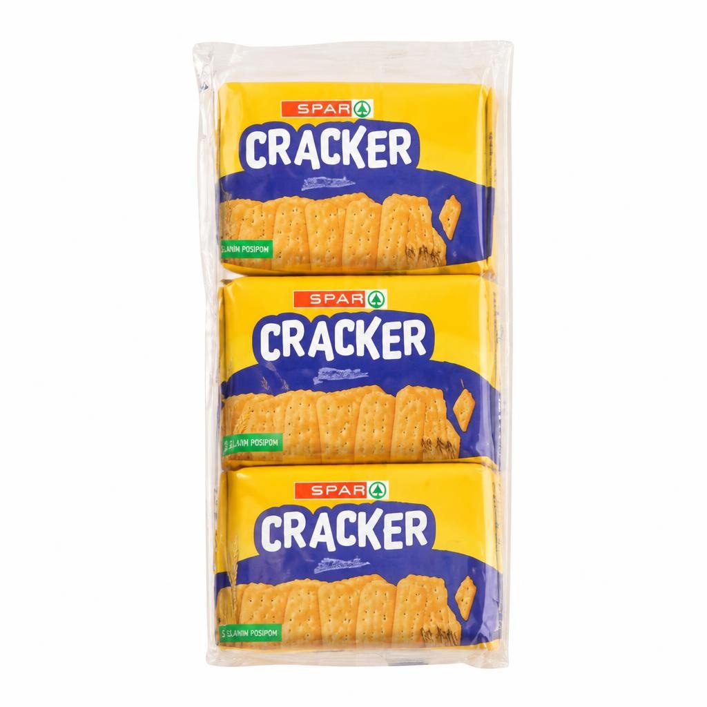 Slani krekerji SPAR 3 x 75 g, 225 g Akcija v trgovini Spar