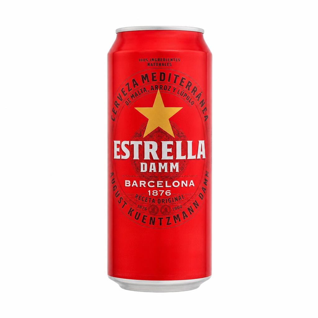 Pivo Estrella Damm 0,5 l - Akcija v trgovini E.Leclerc