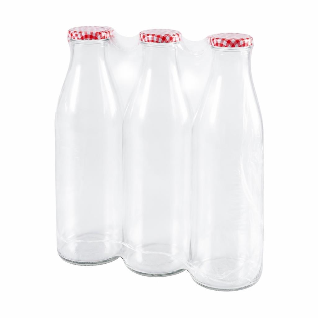 Komplet 3 steklenic za vlaganje 1000 ml Akcija v trgovini Eurospin
