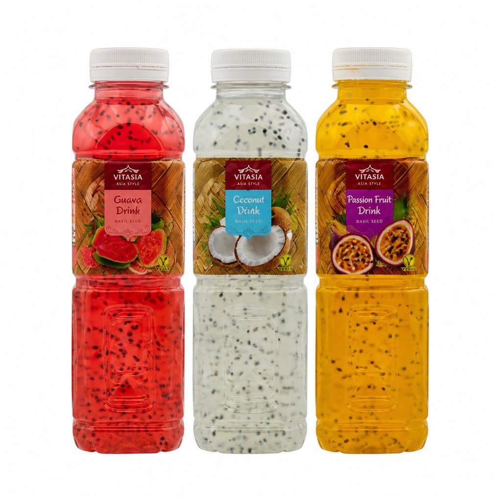 VITASIA Napitek s semeni bazilike 500 ml - Akcija v trgovini Lidl