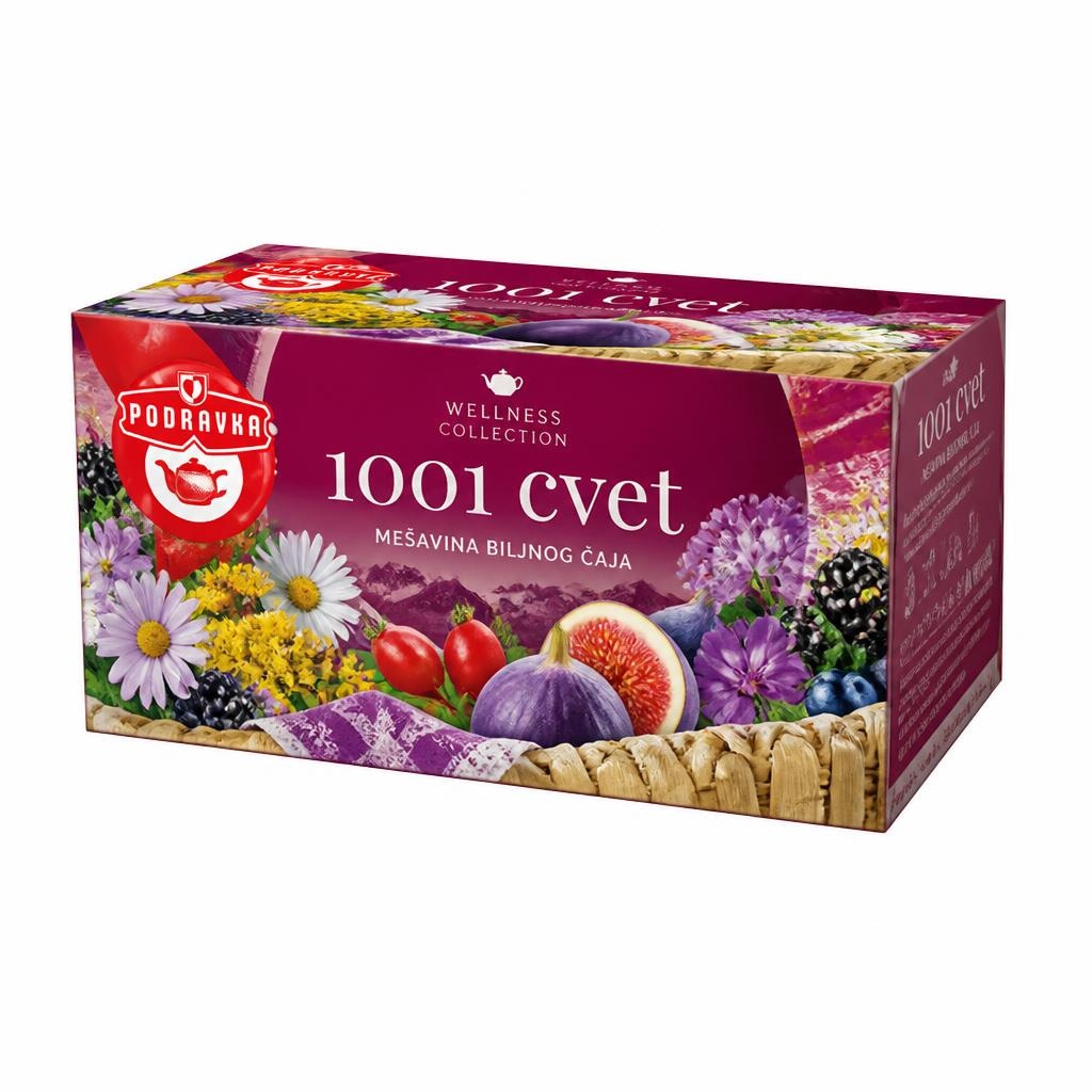 1001 cvet Čaj 50 g Akcija v trgovini Mercator