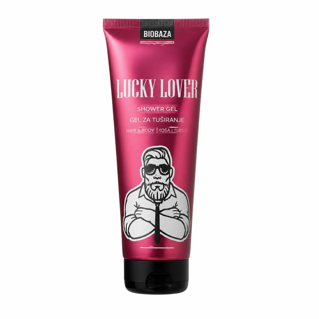 Biobaza (Gentle)Men Lucky Lover gel za prhanje 2 v 1 220 ml Akcija v trgovini Dm