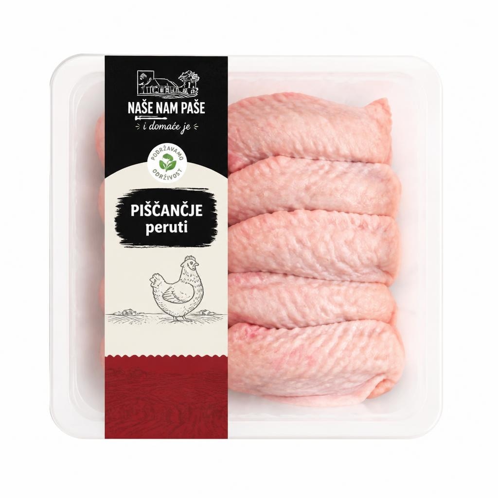 Naše Nam Paše sveže piščančje peruti 500 g Akcija v trgovini Lidl