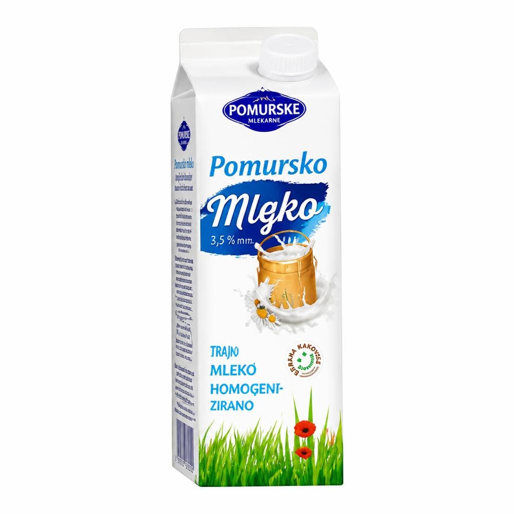 Pomursko mleko 1 L Akcija v trgovini Jager