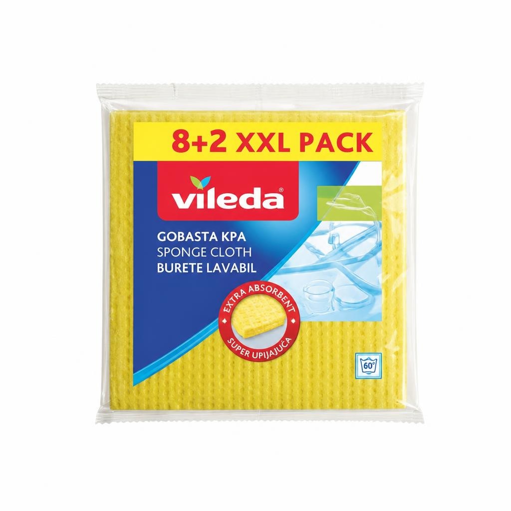 Vileda gobasta krpa 8+2, XXL paket Akcija v trgovini Tuš