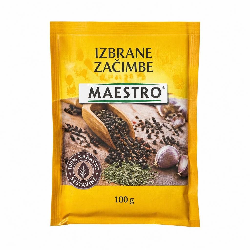 Izbrane začimbe Maestro Akcija v trgovini Mercator