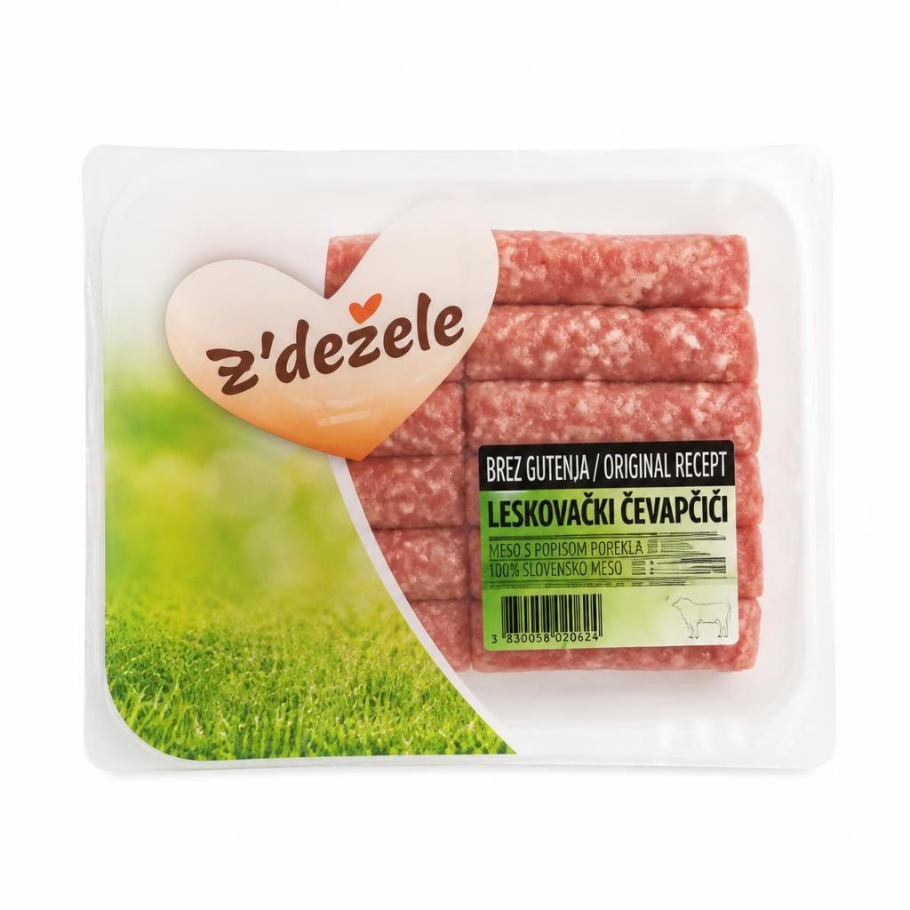 Leskovački čevapčiči Z'dežele 960 g - Akcija v trgovini E.Leclerc