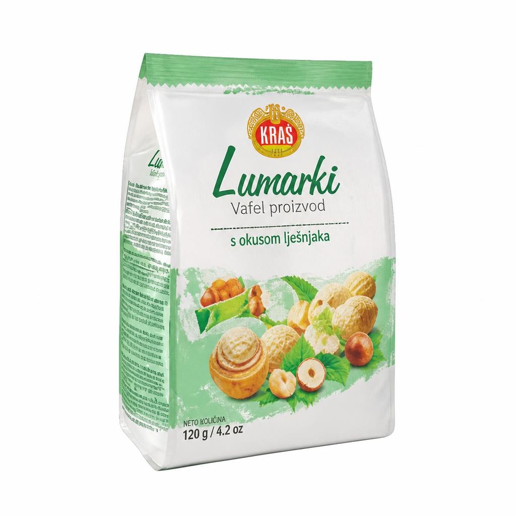 Vafelj krogljice Lumarki 120 g Akcija v trgovini Jager