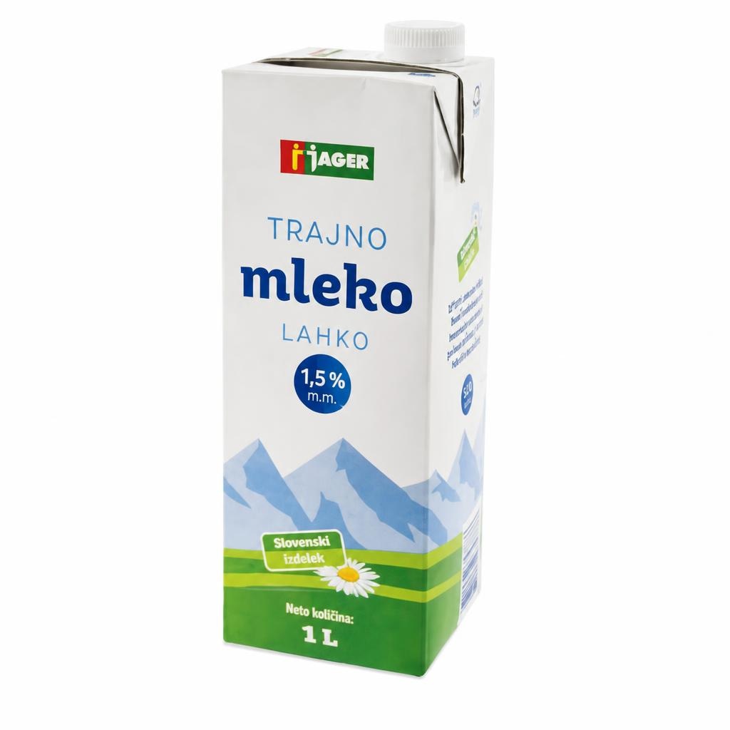 TRAJNO MLEKO 1 L Jager - Akcija v trgovini Jager