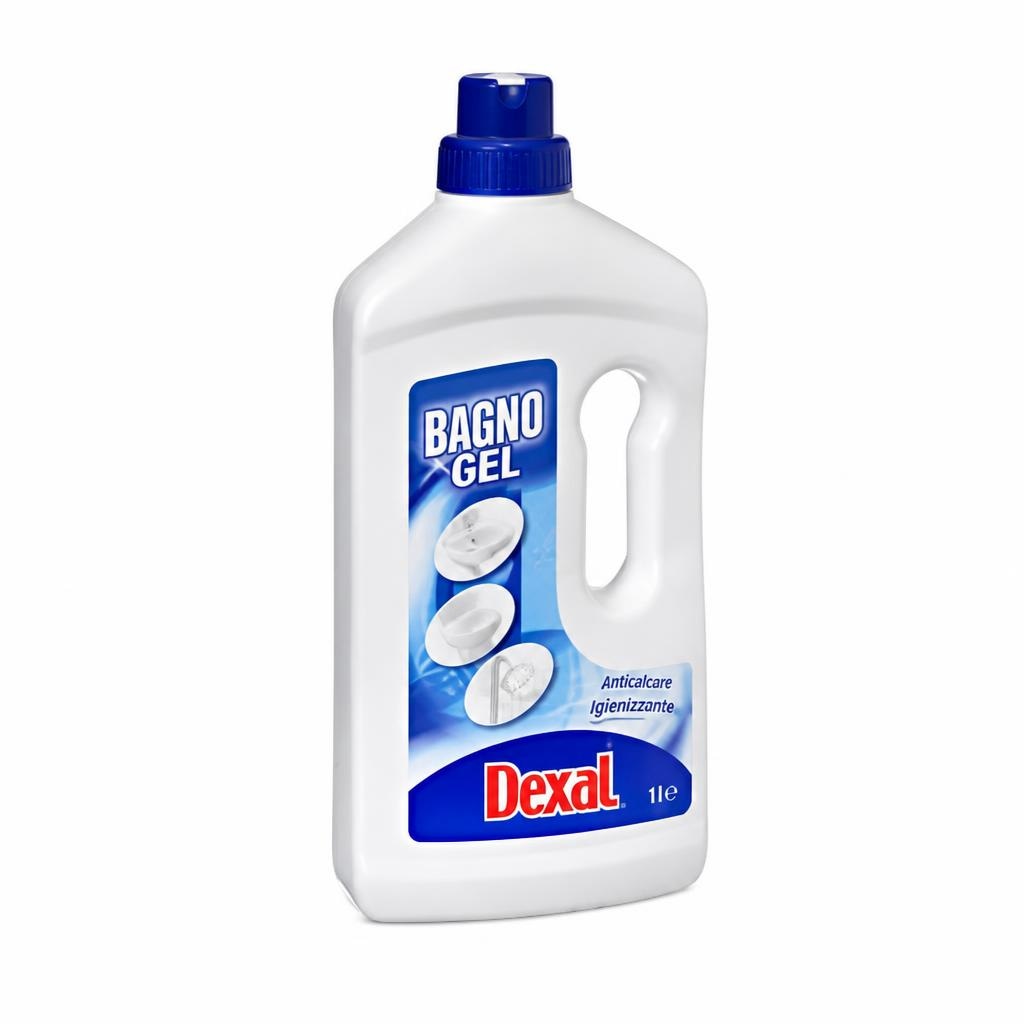 Dexal čistilo za kopalnico, gel 1 l Akcija v trgovini Eurospin