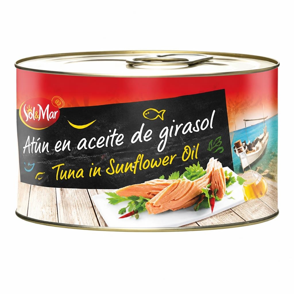Sol&Mar Tuna v sončničnem olju 750 g - Akcija v trgovini Lidl