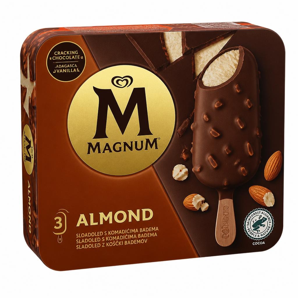 Sladoled Magnum 3 kom - Akcija v trgovini Mercator