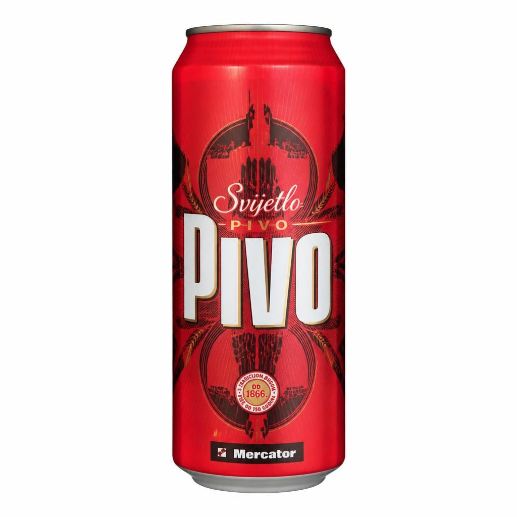 Pivo Mercator 0,5 L Akcija v trgovini Mercator