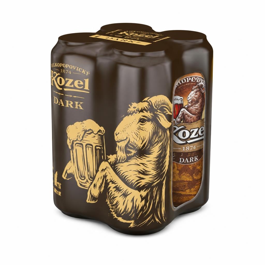 Temno pivo Kozel Ploč.; 0,5 L 4/1 - Akcija v trgovini Jager