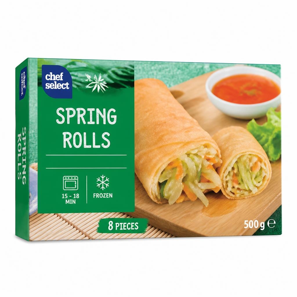 Chef Select spomladanski zavitki XXL 600 g Akcija v trgovini Lidl