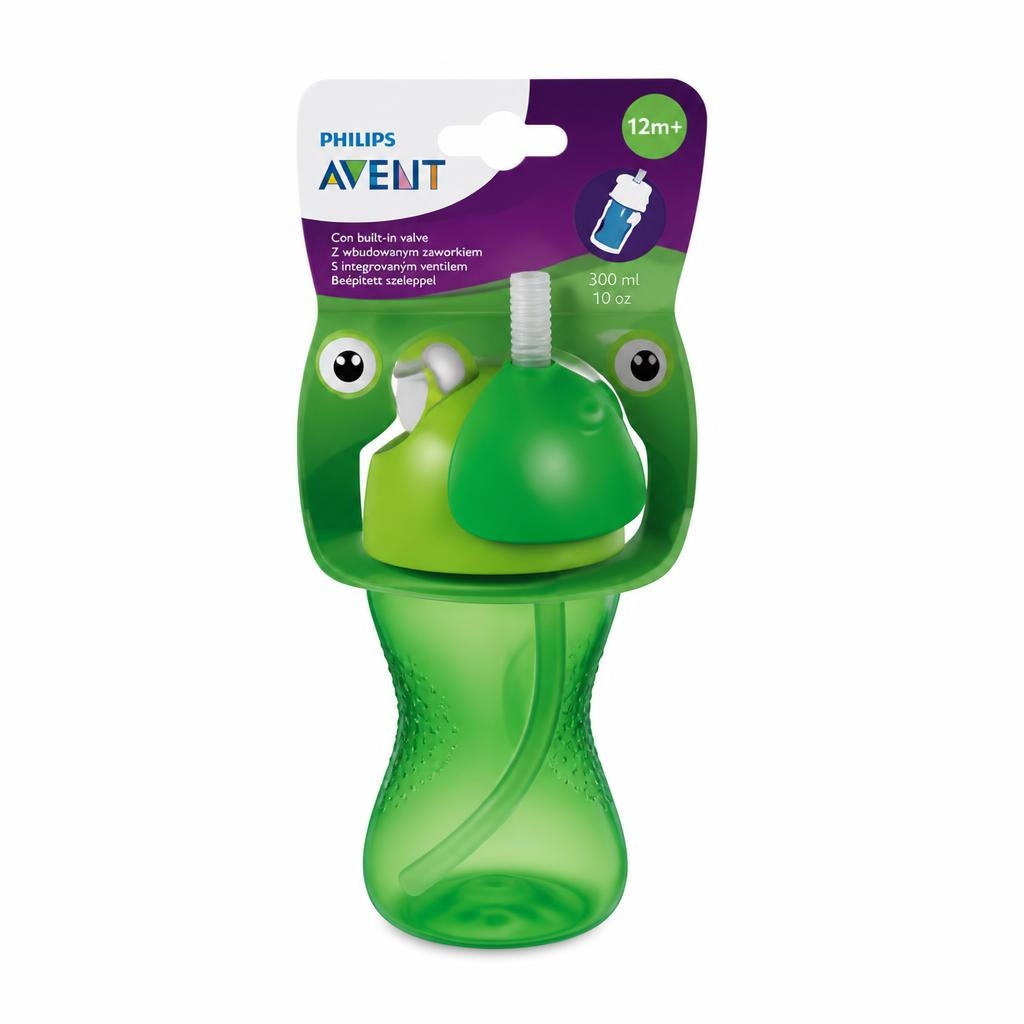 Philips Avent lonček z gibljivo slamico 300 ml Akcija v trgovini Dm