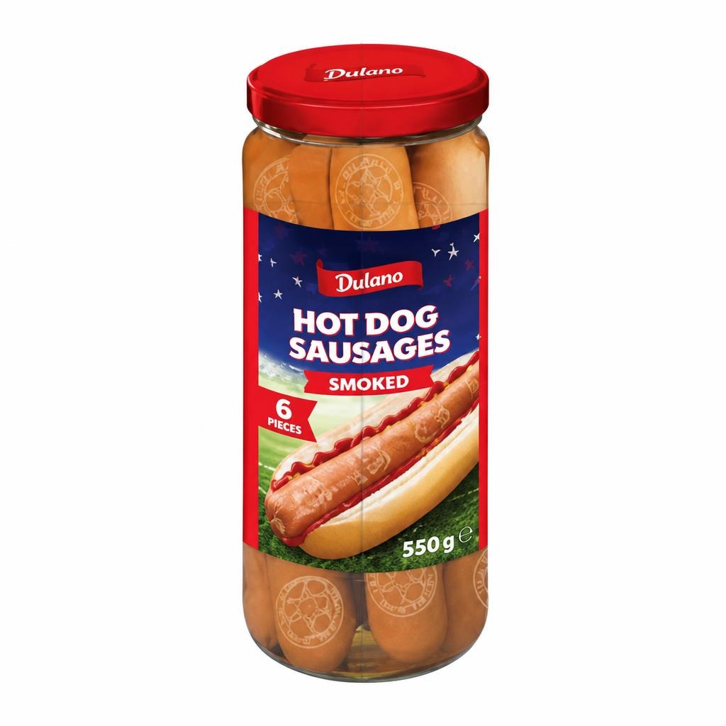 DULANO Hot Dog hrenovke 550 g Akcija v trgovini Lidl