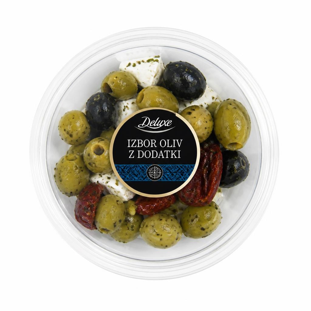 Deluxe Izbor oliv z dodatki 150 g Akcija v trgovini Lidl