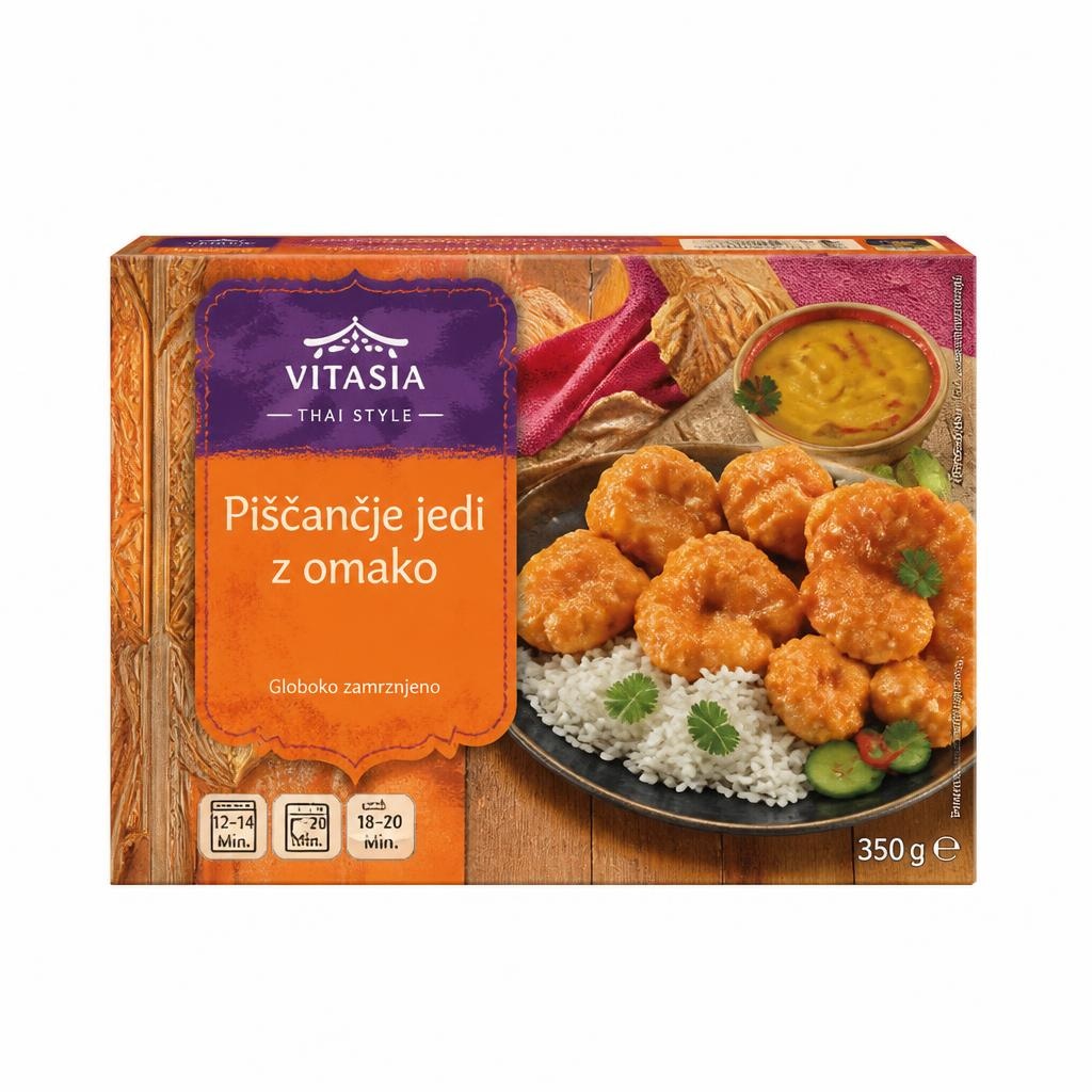 Vitasia Piščančje jedi z omako 350 g Akcija v trgovini Lidl