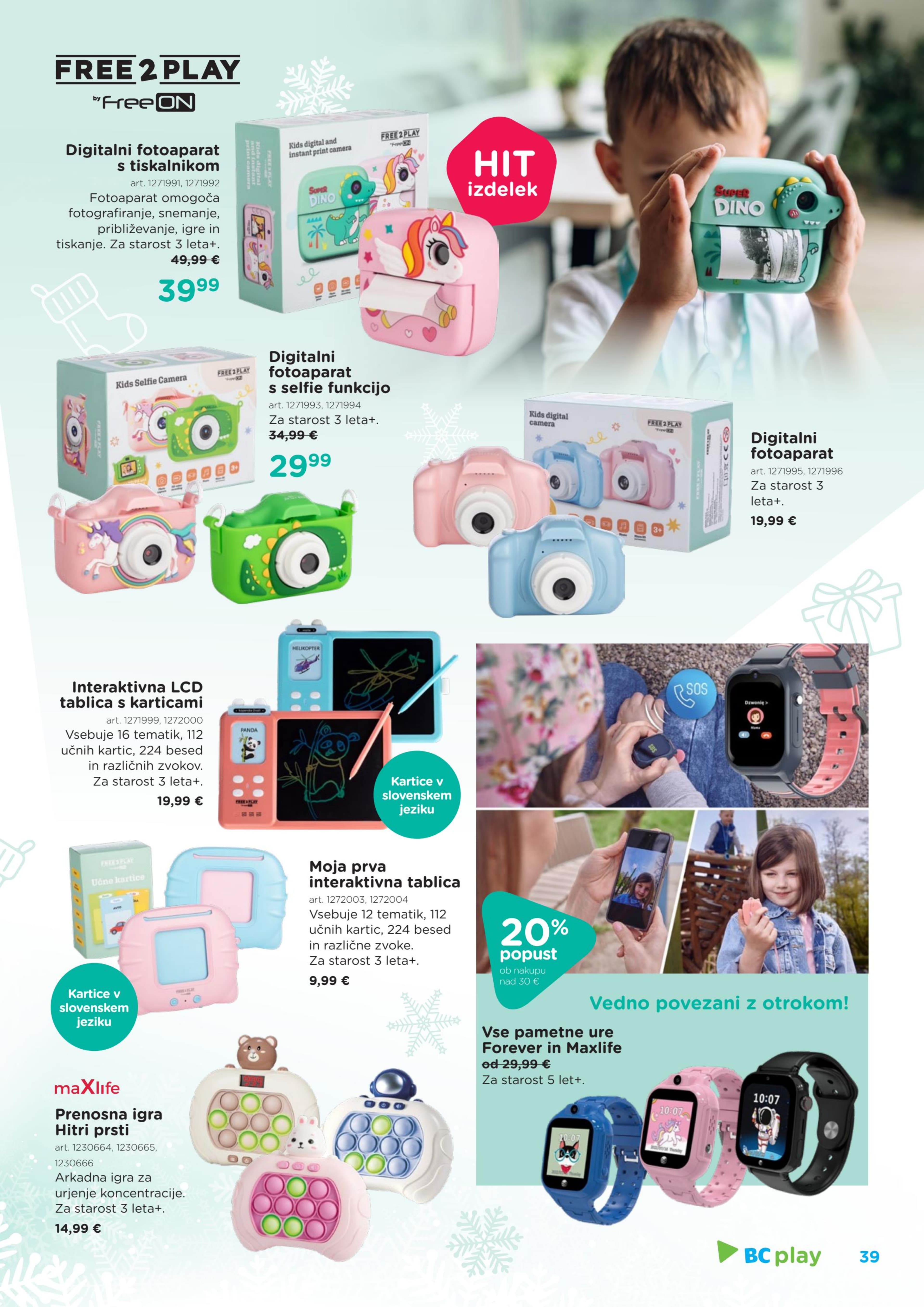 Stran 39. Baby Center kataloga - Akcije od 13.11. do 06.01.2026.