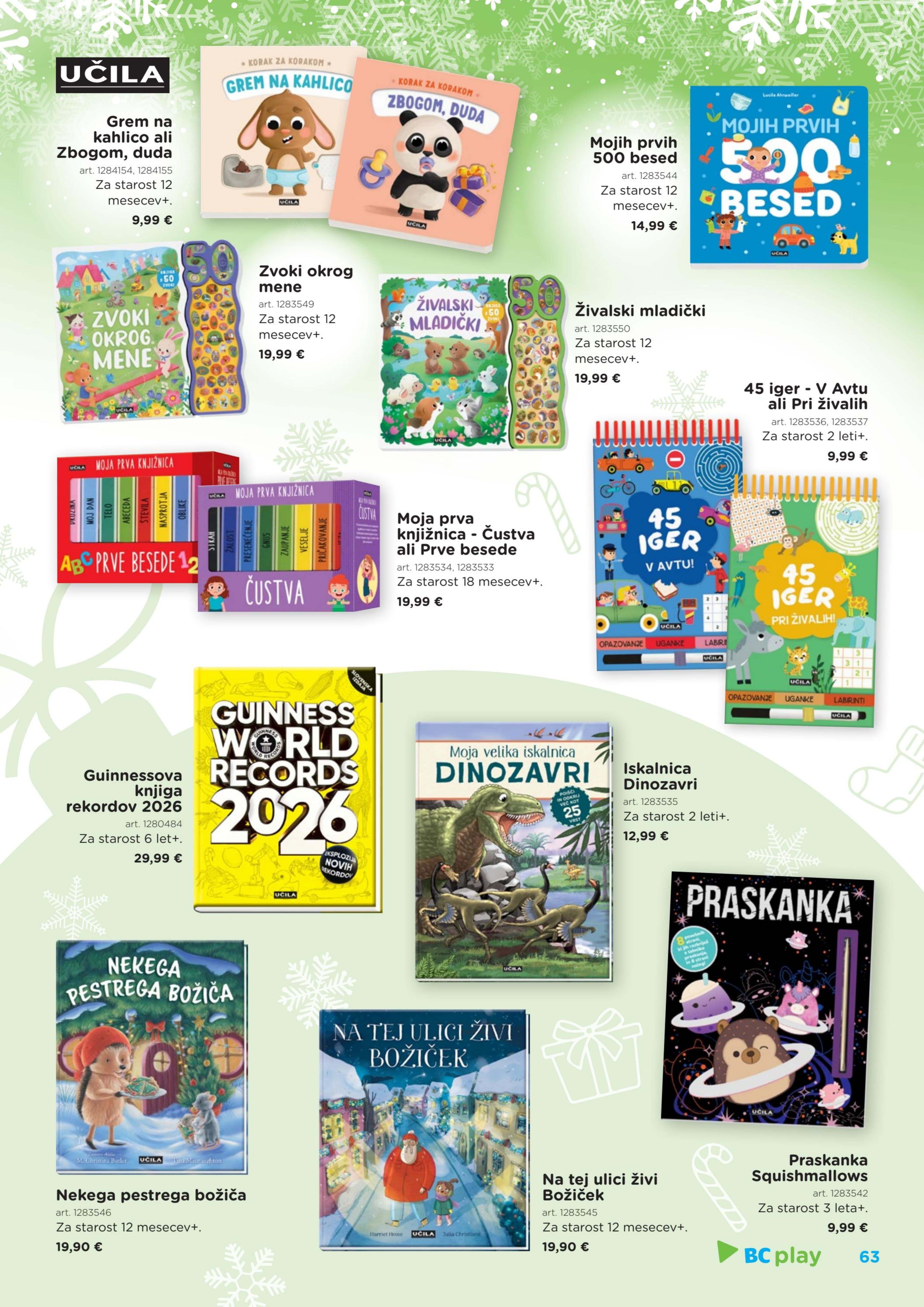 Stran 63. Baby Center kataloga - Akcije od 13.11. do 06.01.2026.