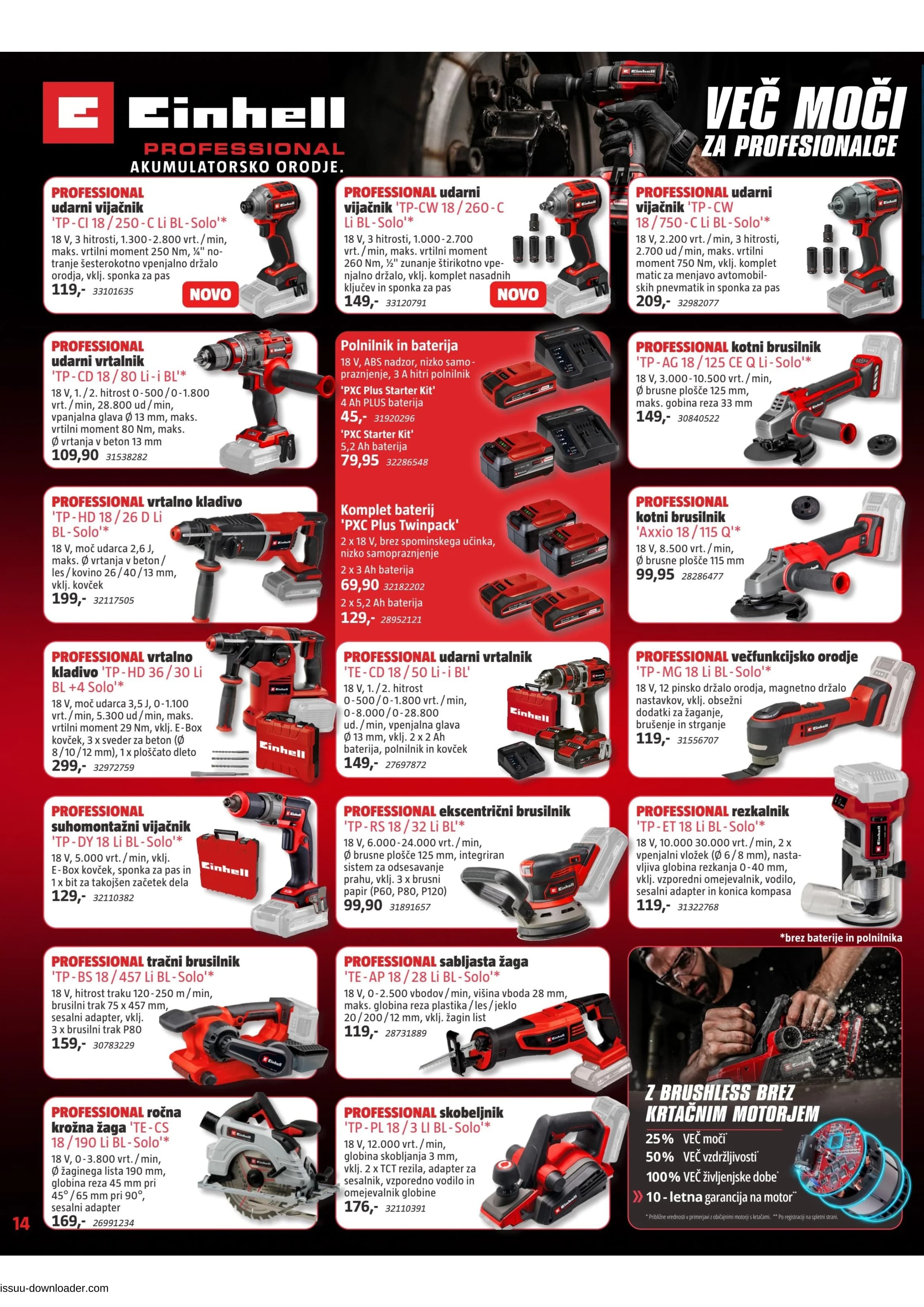 Stran 14. Bauhaus kataloga - Akcije od 06.11. do 03.12.2025.