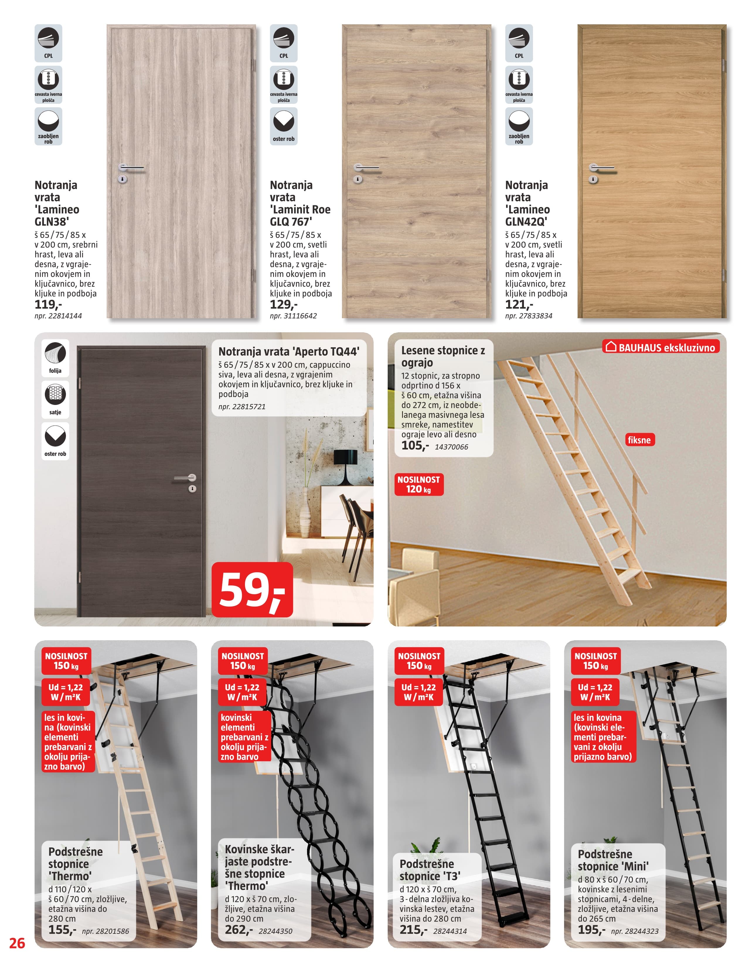 Stran 26. Bauhaus kataloga - Akcije od 27.11. do 31.12.2025.