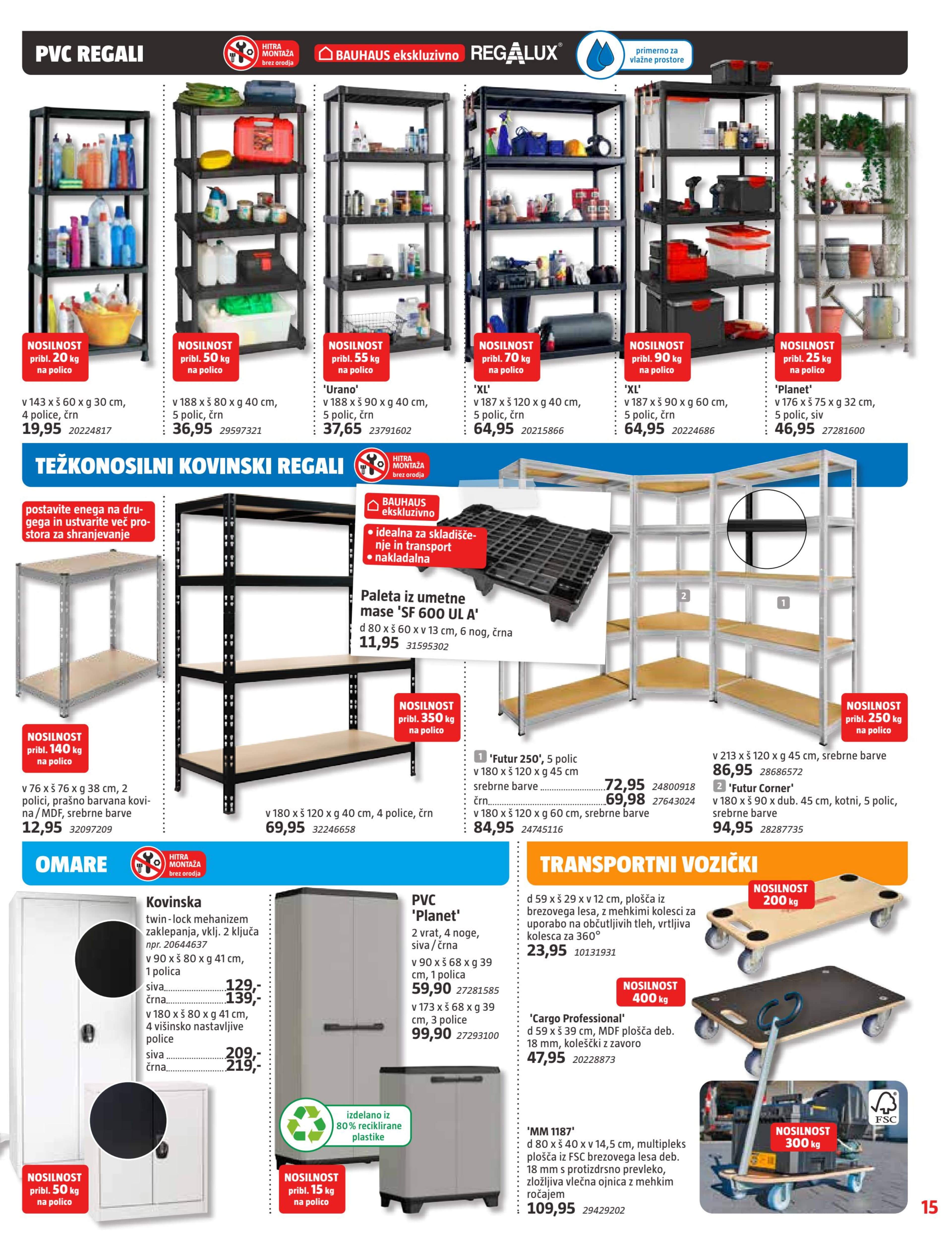 Stran 15. Bauhaus kataloga - od 01.01. do 28.01.2026.