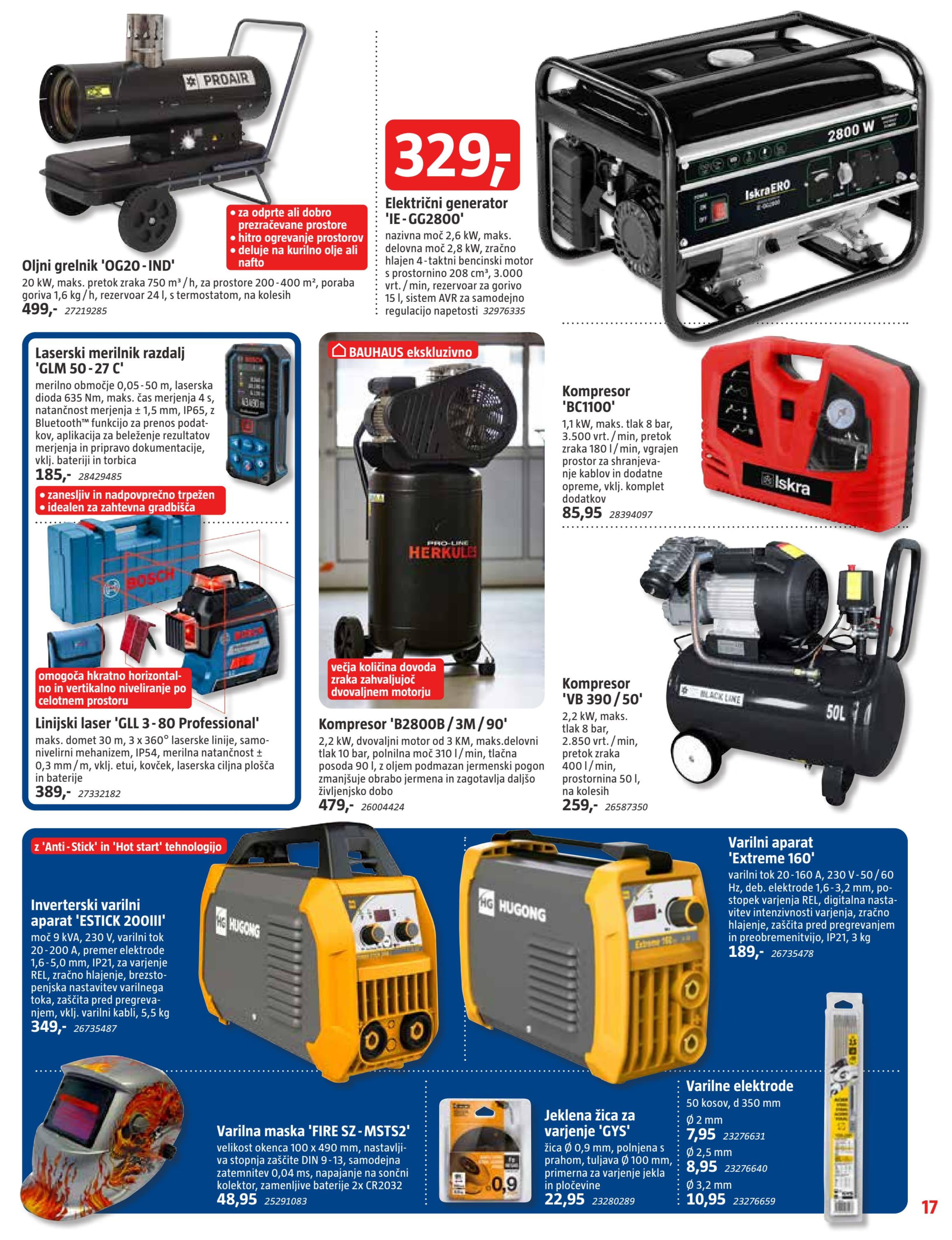 Stran 17. Bauhaus kataloga - od 01.01. do 28.01.2026.