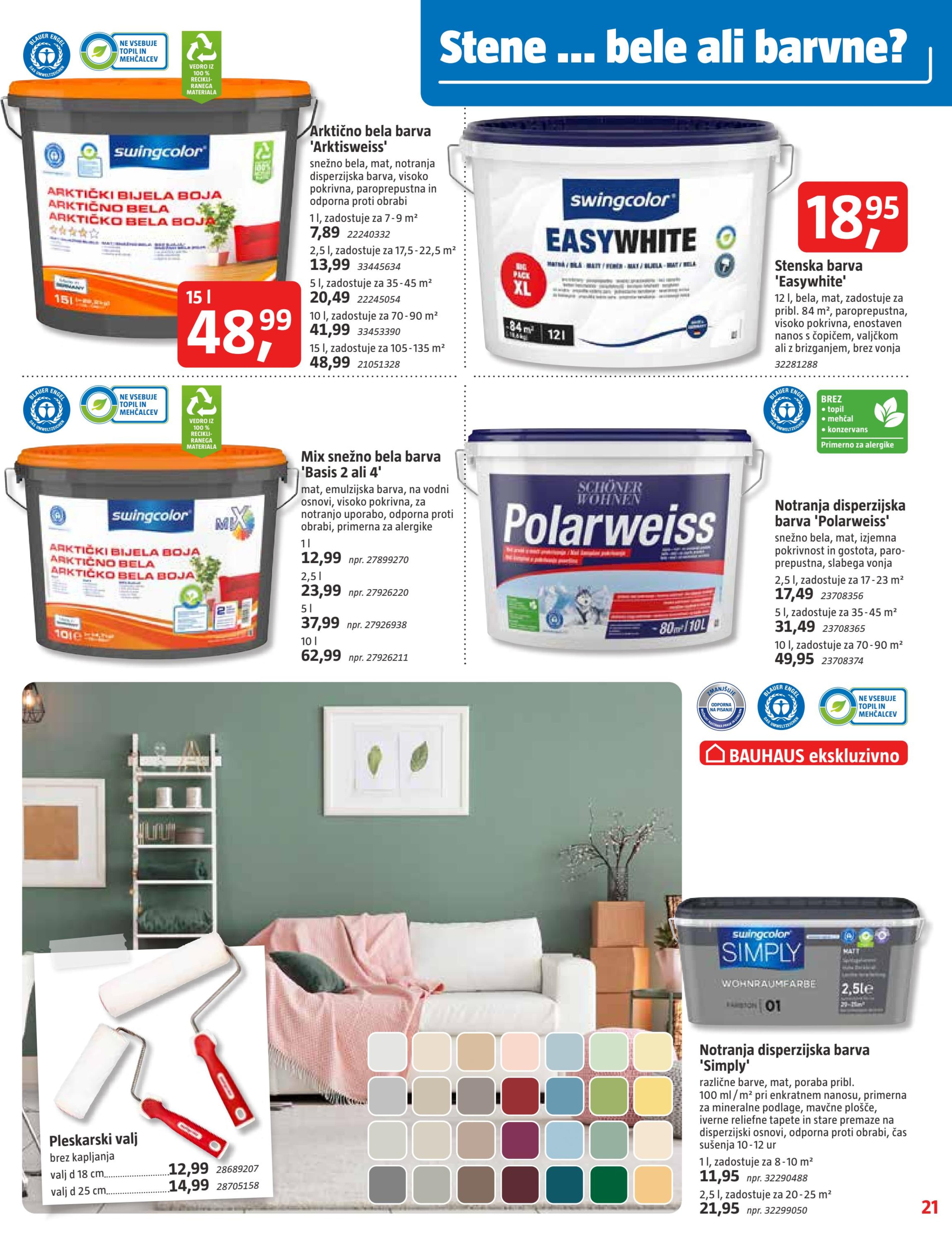 Stran 21. Bauhaus kataloga - od 01.01. do 28.01.2026.