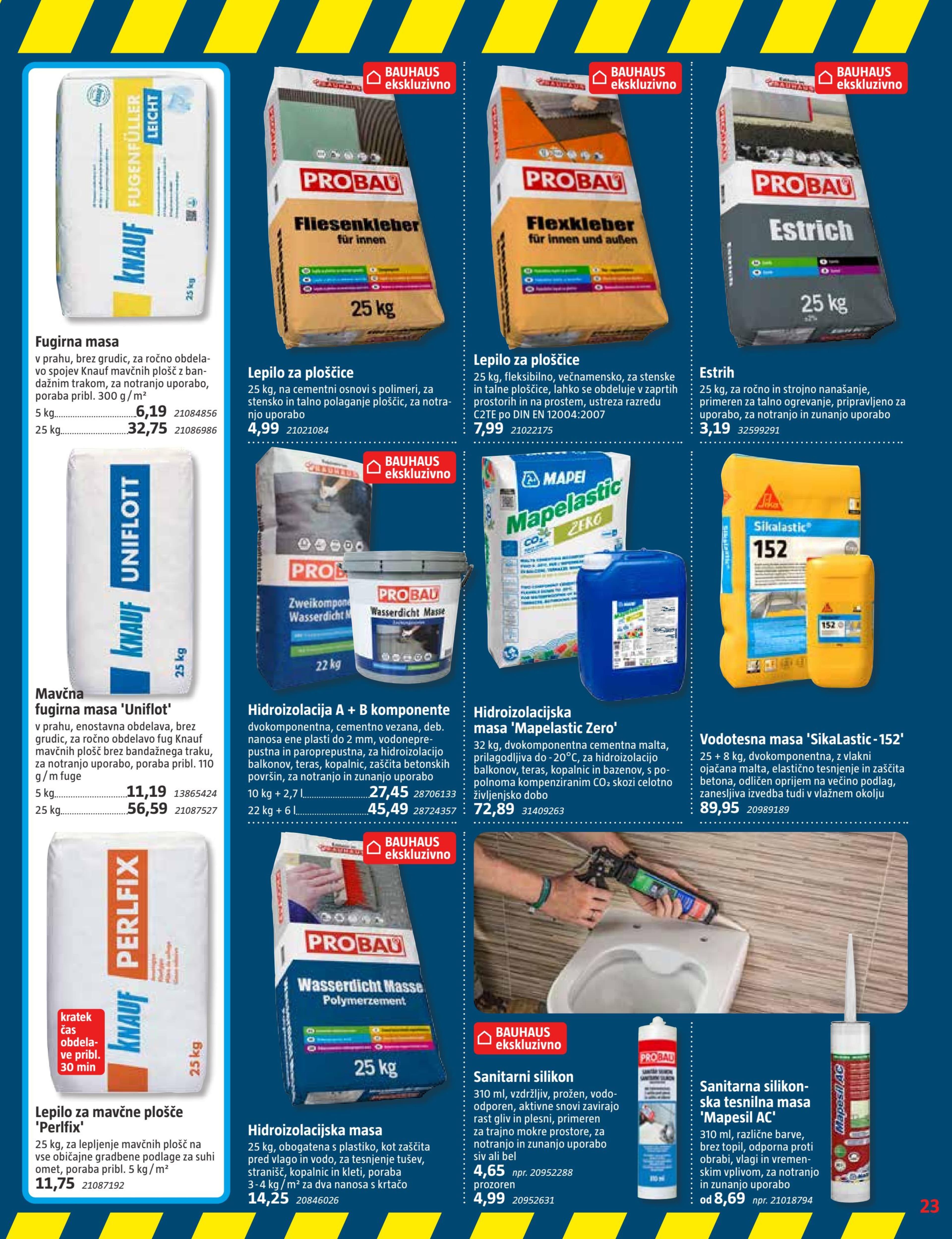 Stran 23. Bauhaus kataloga - od 01.01. do 28.01.2026.