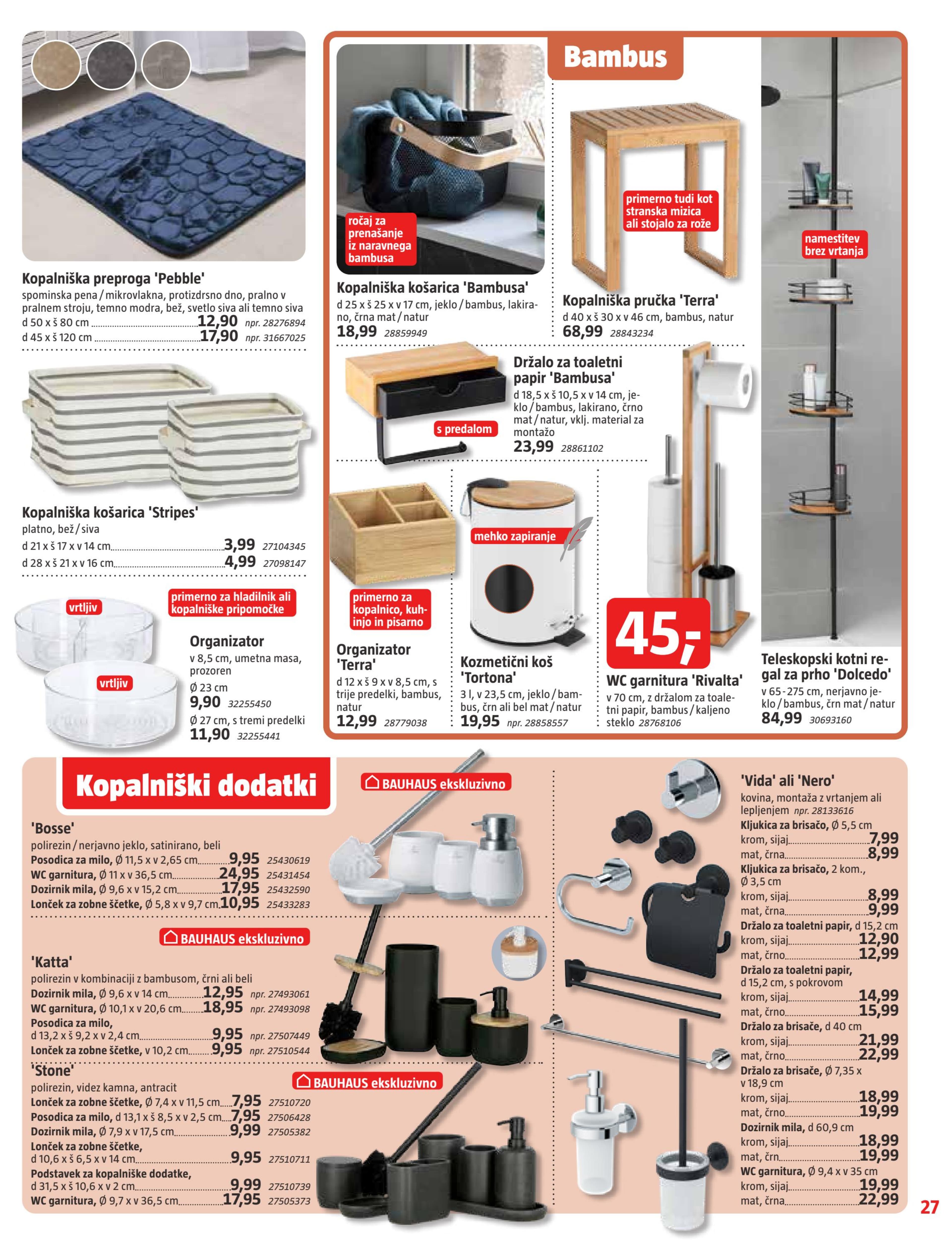Stran 27. Bauhaus kataloga - od 01.01. do 28.01.2026.