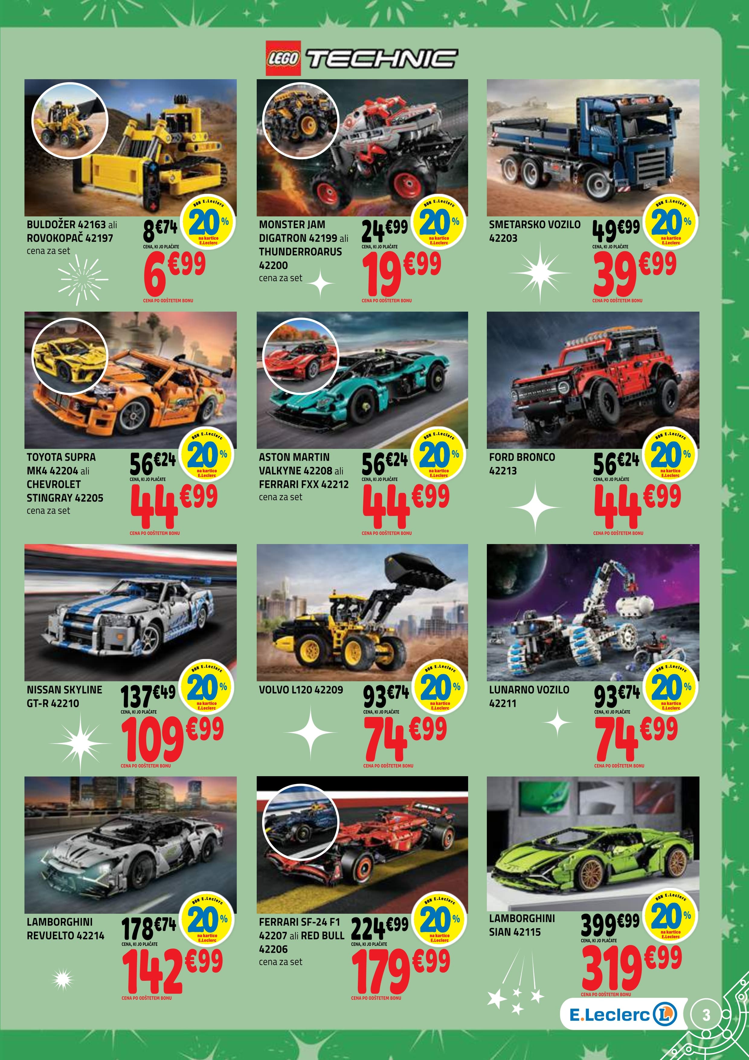 Stran 3. E.Leclerc kataloga - Akcije od 04.11. do 06.12.2025.